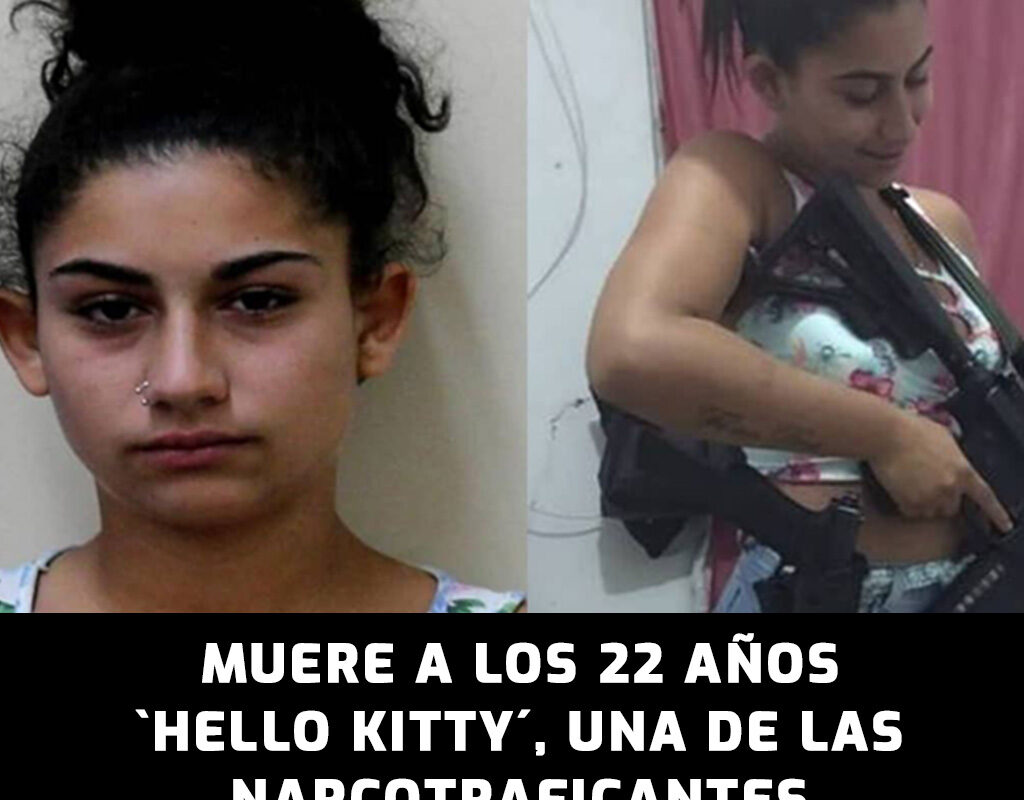 Muere a los 22 años `Hello Kitty´, una de las narcotraficantes más buscadas de Brasil